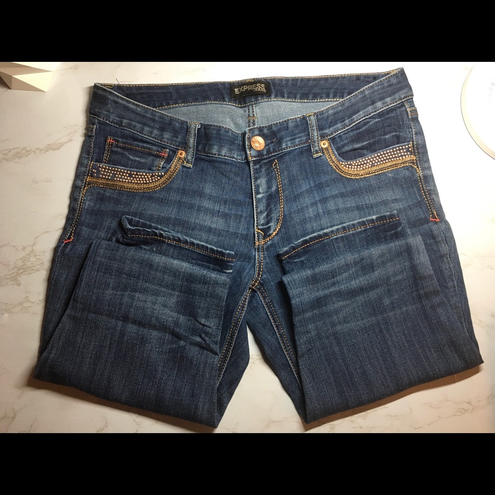 ✨SOLD✨ Express Ankle Stella Regular Low Rise Jeans